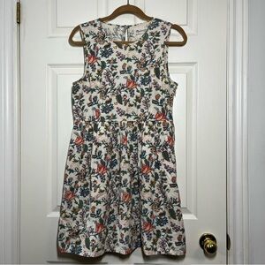Madewell spring Floral Sleeveless Dress Size Medium